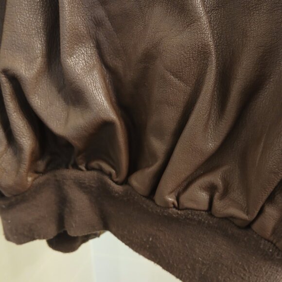 Vintage Cooper A2 Genuine Leather Bomber Flight Jacket - Picture 9 of 16